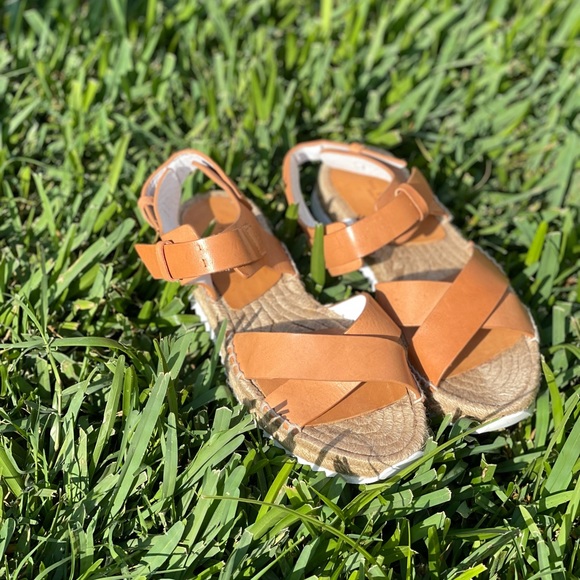 Rag & Bone 🍂🍁Giza Leather Espdrille Sandals Size 8.5 new - Picture 7 of 16